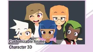 Unity Asset Store - Customizable Anime Character 3D