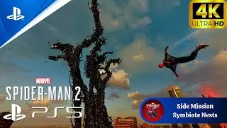 Marvel's Spider-Man 2 Side mission – Cleanup (Final Symbiote Nest Mission) 4K 60FPS