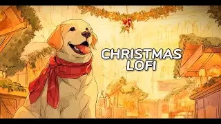 Cozy Winter Ambience ❄️ Relaxing Christmas Lofi to Study & Sleep [Breathing Loop]