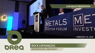 Metals Investor Forum 2020 - Rock Lefran&ccedil;ois