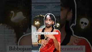 If I Played BIBBOJAAN In Heeramandi 🦢💀🫠😂😛 #heeramandi #aditiraohydari #comedyvideos #shorts