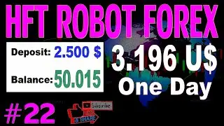 ROBOT HFT 2,500$ to 50K - Investment in FOREX (High Frequency Trading) 2022