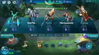 Chess Rush - Human synergy build.