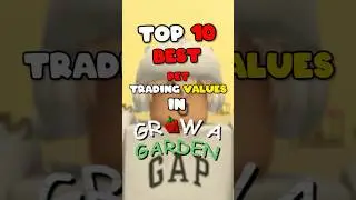TOP 10 BEST Pets Trading VALUES in Grow A Garden #roblox #growagarden