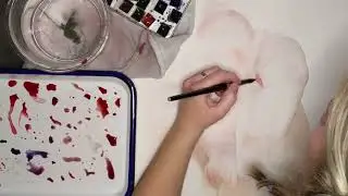Figurative Portrait Watercolor Timelapse