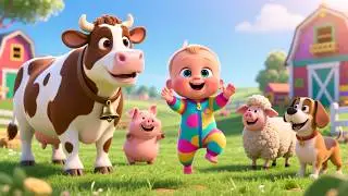 Farmyard Fun and Games 🚜🐾 Fun Farm Song for Kids | Learn & Play with Farm Animals