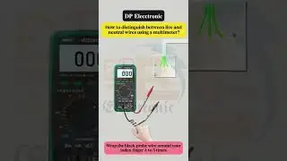 How to distinguish between neutral, live, and ground wiresusing #electrician #youtube #industrial