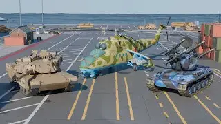 SAM Missile Truck vs. Attack Helicopter! Explosive Battle | 3D Animation