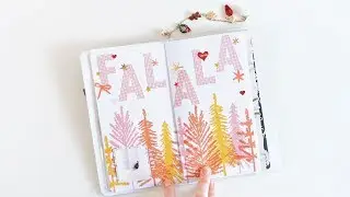 Falala Page December Daily Traveler's Notebook Process Video