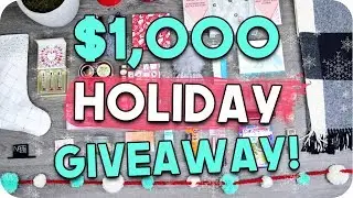 HUGE Holiday Giveaway 2017 - $1,000 VALUE! Holiday Gift Ideas!