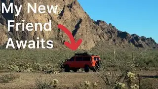 Rough Road to Palm Canyon 🚐 Camping with a New Friend 🌵Dangers in Kofa National Wildlife Refuge 🌵 