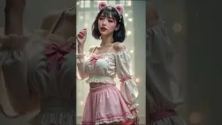 🌟 Cute Virtual Idol Dance | Rising Light | Inspired by Vocaloid Style | New AI Song | Garota Fofa |
