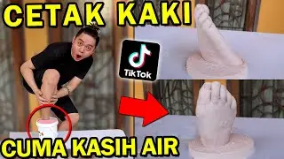 Bikin PATUNG CETAKAN KAKI  yang VIRAL di TIKTOK!