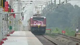 MAYILADUTHURAI - THANJAVUR FINAL CRS TRAIL RUN HAULED BY AJJ WAP-4 22557 : INDIAN RAILWAYS