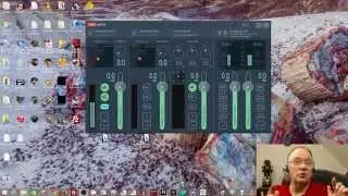 Set Single Mic in a USB Interface to Two-Speaker Mono (stereo) for HOA or YT Live