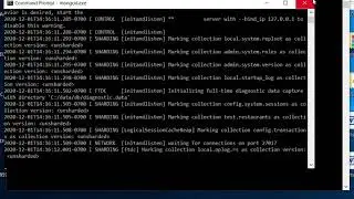 Start MongoDB using Windows Command Prompt