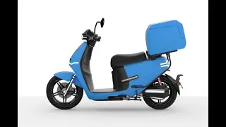 Horwin EK1 DS 2.8kw Electric Delivery Moped Static Review & Comparison to CPx, NQiGTS: Green-Mopeds