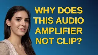 Electronics: Why does this audio amplifier NOT clip?