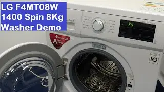 LG F4MT08W 1400 Spin 8Kg Washing Machine