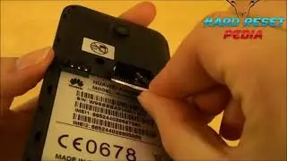 Huawei Ascend Y221 Insert The SIM Card