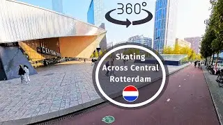 #360 Video Of A Speedy Inline Skating Commute in Rotterdam