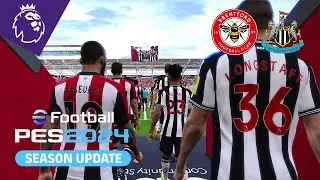 PES 2021 REALISM | Brentford vs Newcastle (23/24) | FINAL FIXTURE | FULL MATCH GAMEPLAY