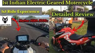 MATTER AERA 5000+ RIDE REVIEW | INDIA&rsquo;S FIRST GEARED ELECTRIC BIKE | Cheapest Electric Bike In India