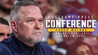 Coach Malone Full Postgame Press Conference vs. Nets 🎙 | 1/10/25