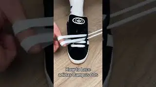 How to lace addidas shoes#shorts #lacestyles #lacestyle #howtotieknots