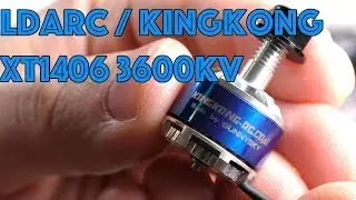 Тест мотора LDARC / KINGKONG XT1406 3600KV замеры тяги
