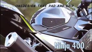 Ninja 400 ONEDESIGN TANK PAD AND SIDE PAD GRIP