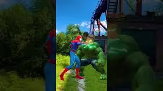 Monsters in real life 🤣 Hulk Siren Head Gold 999 Pac-Man Huggy Wuggy Popit Spider-Man #venom #hulk