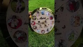 12 month Baby wall clock.. DM on 8140378021 #resinclock #baby #clock #resinart #viral  #art #art