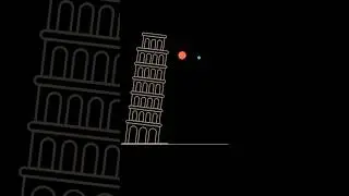 Galileo's legendary experiment of falling bodies
