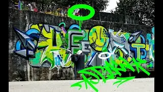 Heit One / raw video graffiti piece