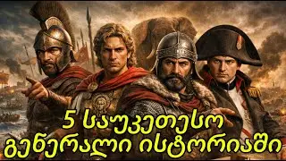 5 საუკეთესო გენერალი ისტორიაში