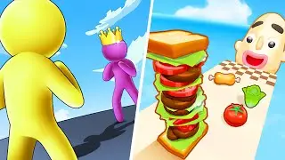 Giant Rush | Sandwich Runner - All Level Gameplay Android,iOS - NEW APK UPDATE