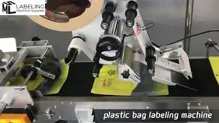 Automatic Mylar Bag Labeling Machine | Pouch Labeler Machine for Flat Surface Labeling