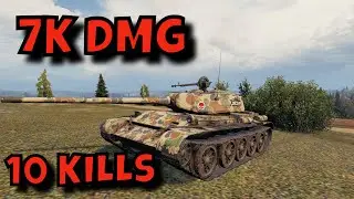7K DMG and 10 kills | T-44 #1 | World of Tanks | Replay #60