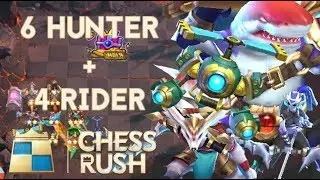 Best Combos - Chess Rush Gurru's Trial #10: Activate 6 Hunters & 4 Riders Combos!! GET 10K Gold