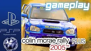 Colin McRae Rally 2005 Plus (2004) Sony PlayStation Portable PSP Gameplay