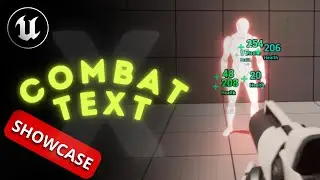 Combat Text X - UE5 (Showcase)
