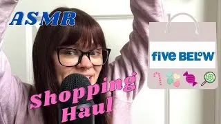 ASMR 🍬 CANDY HAUL!  🍭 Five Below Shopping Haul! crinkle tapping unboxing plastic satisfying sounds
