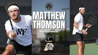 Born and Raised to be a Wake Forest Deacon! Captain, Matthew Thompson of Wake Forest Tennis