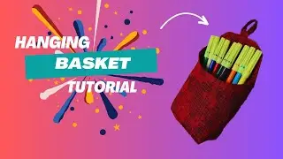 Wall-Hanging Basket Tutorial | DIY |