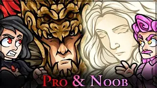 RADAMN RADAHN - Pro and Noob VS Elden Ring Shadow of the Erdtree! (Funny Moments & Final Boss)