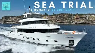 21 KNOTS in the Nomad 101 by Gulf Craft - Sea Trial & interseting chat with Baily Marine Consulting