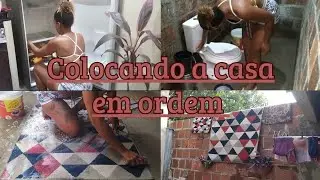 Dia de organização/lavei minha geladeira/tapetes limpinho/manutenção do banheiro #faxinapesada 