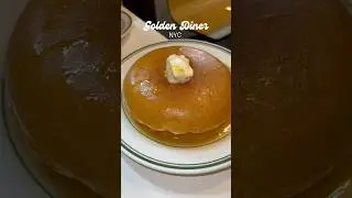 Trying viral honey butter pancakes at Golden diner in NYC 🥞#breakfast #newyork #foodie #food