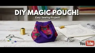magic Pouch Tutorial| stop Throwing Away Scrap Fabric! Do THIS Instead|The 5-Minute 'Magic Pouch|